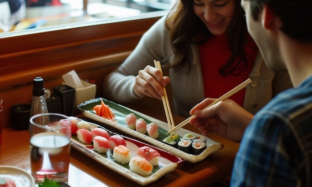 Отличное решение для вечернего ужина: доставка суши и японской еды